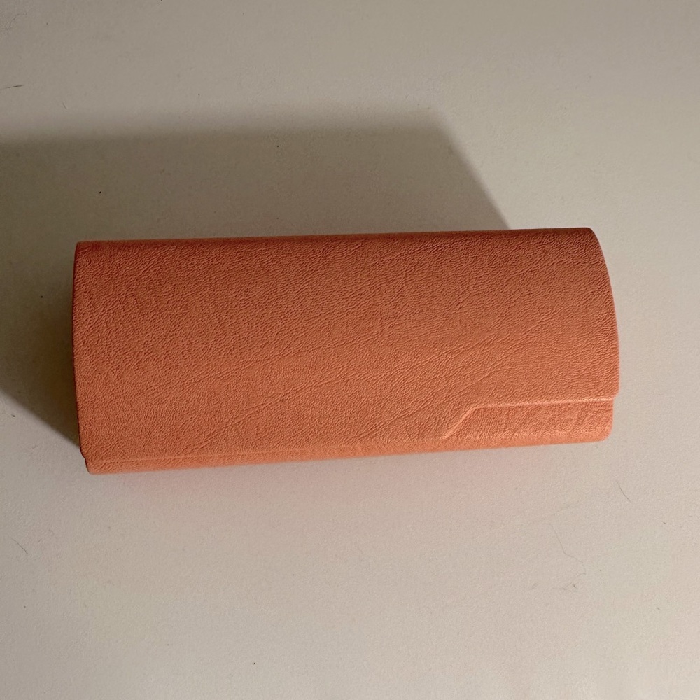 Chic Coral Eyeglass Case